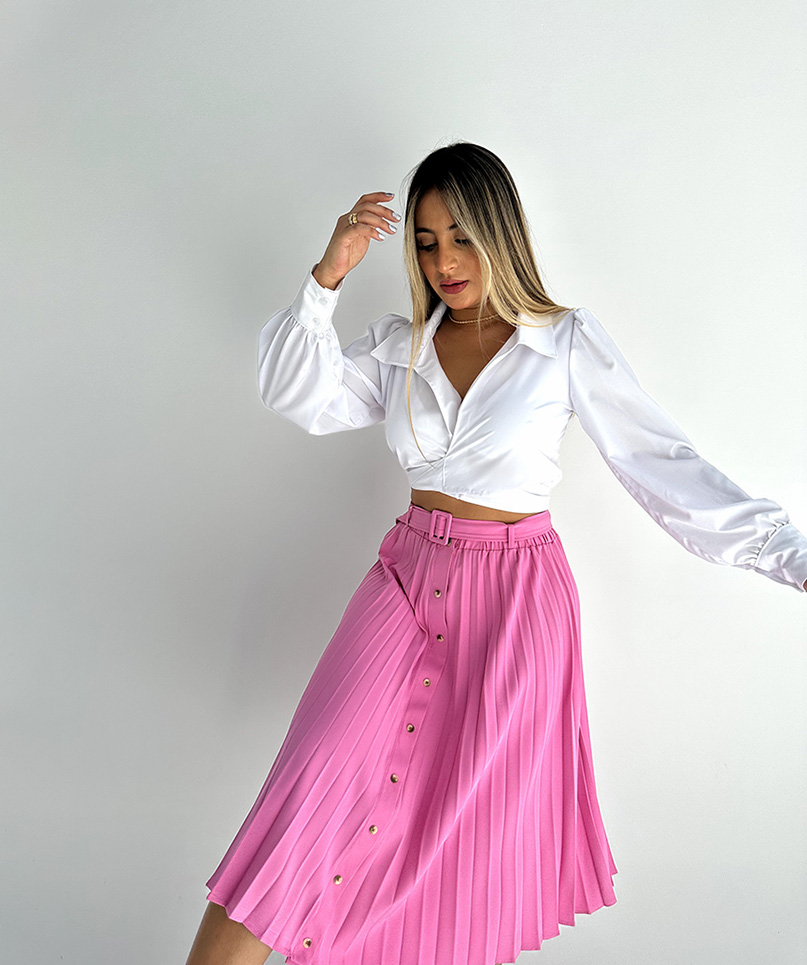 Falda plisada rosada – Kochi Shop